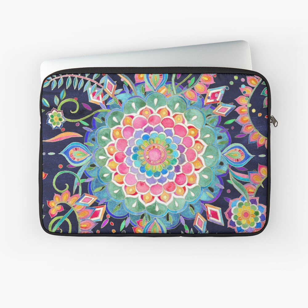 Color Celebration Mandala Laptop Sleeve