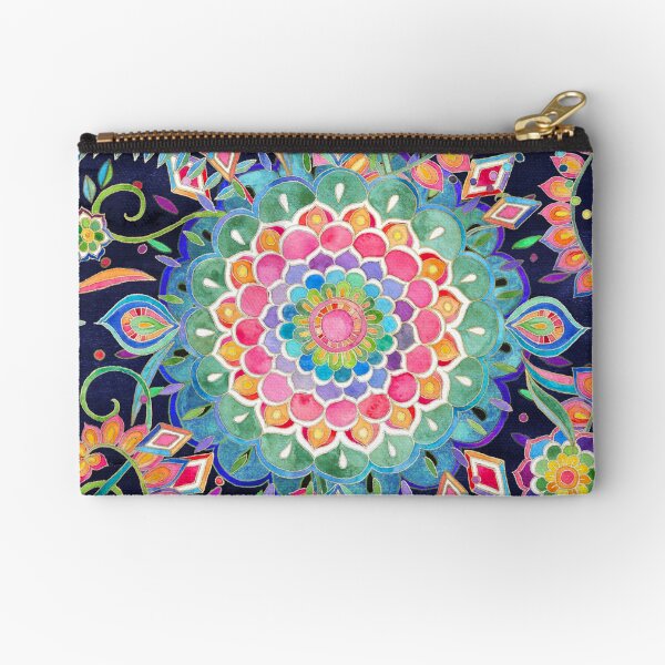 Vista previa del artículo con la obra «Mandala de celebración del color», diseñado y vendido por micklyn.