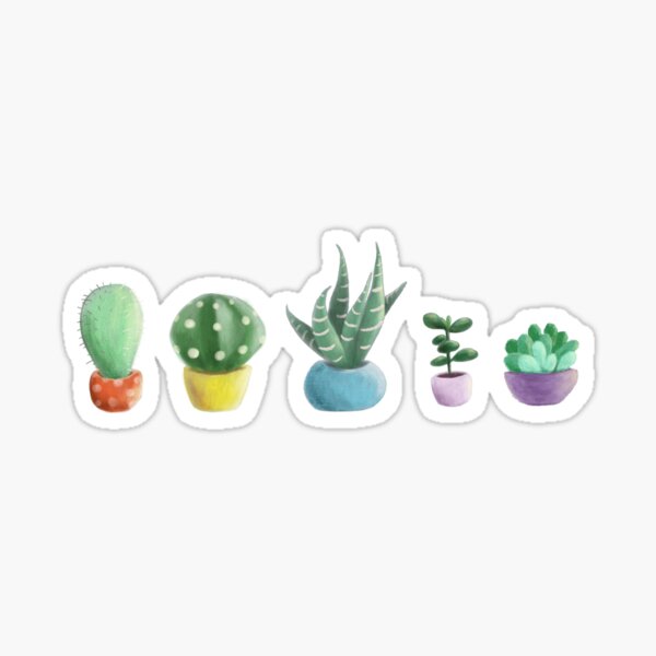 cute cacti Sticker