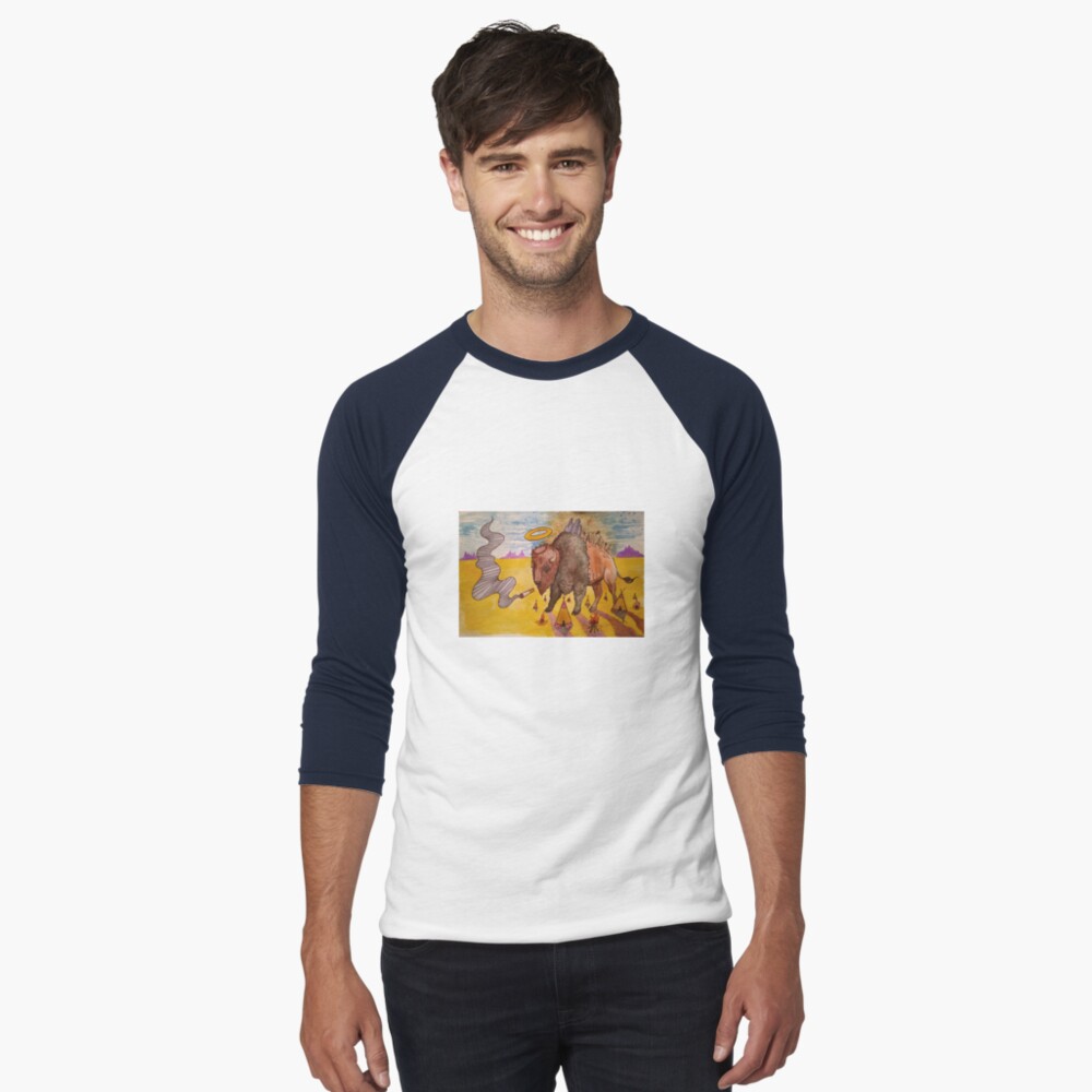 Item preview, Baseball ¾ Sleeve T-Shirt designed and sold by zeegreeable.