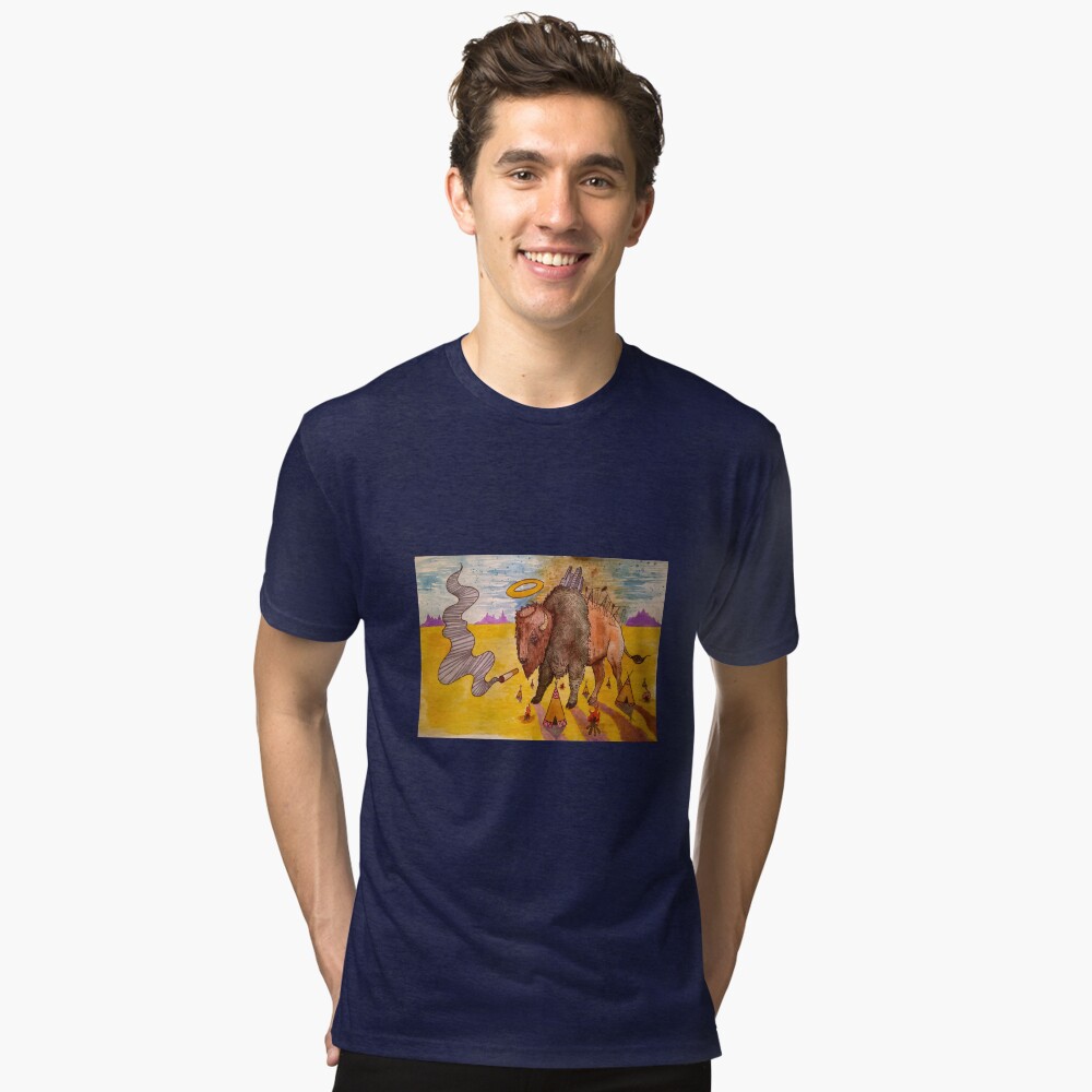 Item preview, Tri-blend T-Shirt designed and sold by zeegreeable.