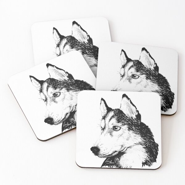 Item preview, Husky Illustration designed and sold by Lisa-Mona.