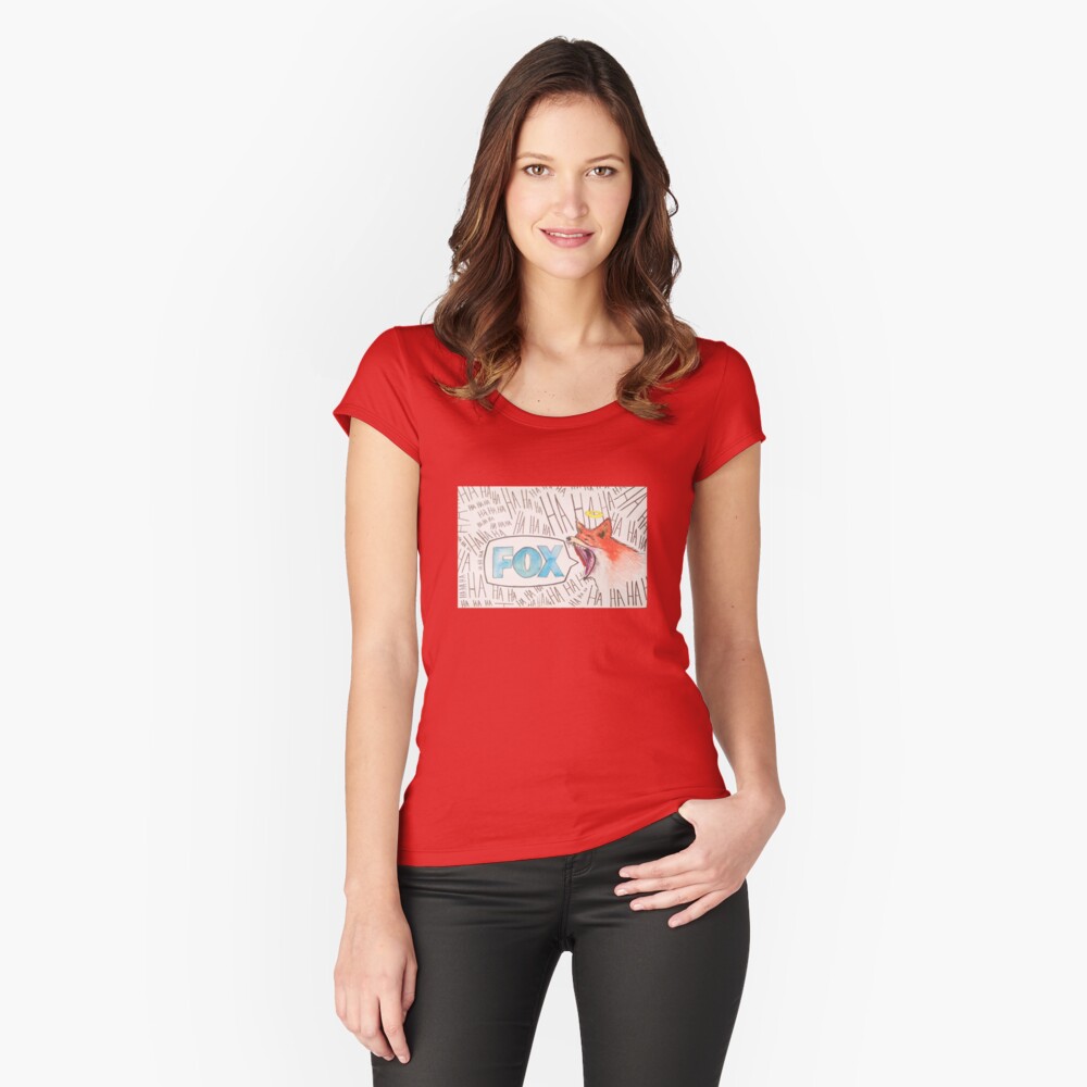 Item preview, Fitted Scoop T-Shirt designed and sold by zeegreeable.