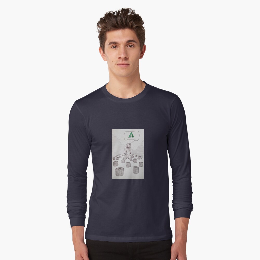Item preview, Long Sleeve T-Shirt designed and sold by zeegreeable.