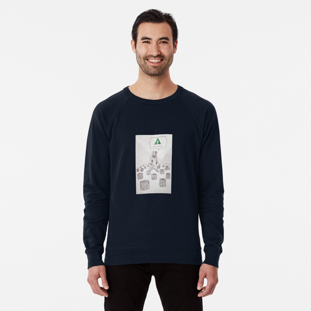 Item preview, Lightweight Sweatshirt designed and sold by zeegreeable.
