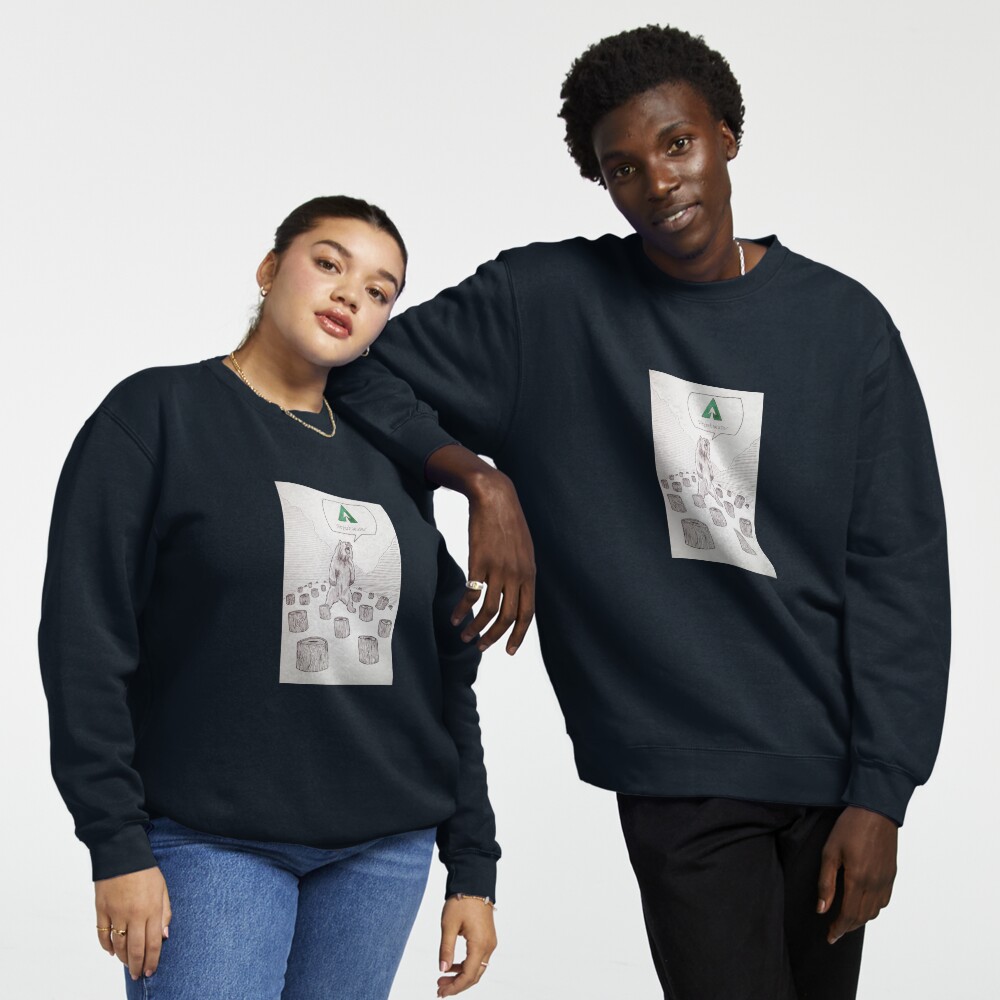 Item preview, Pullover Sweatshirt designed and sold by zeegreeable.