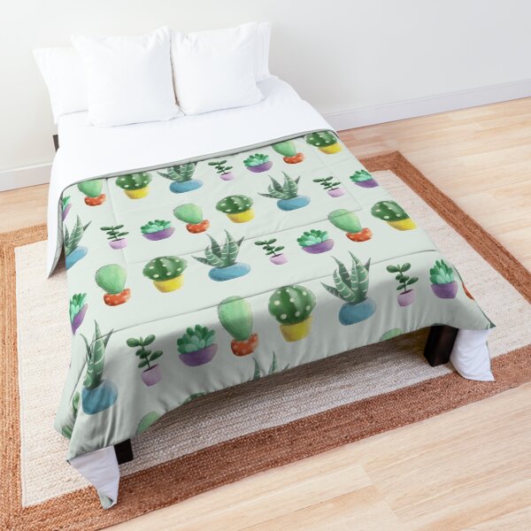 cute cacti Comforter