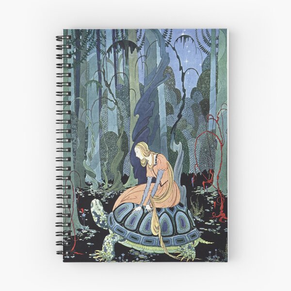 Item preview, Blondine and the Turtle by Virginia Sterrett designed and sold by vintage-art.