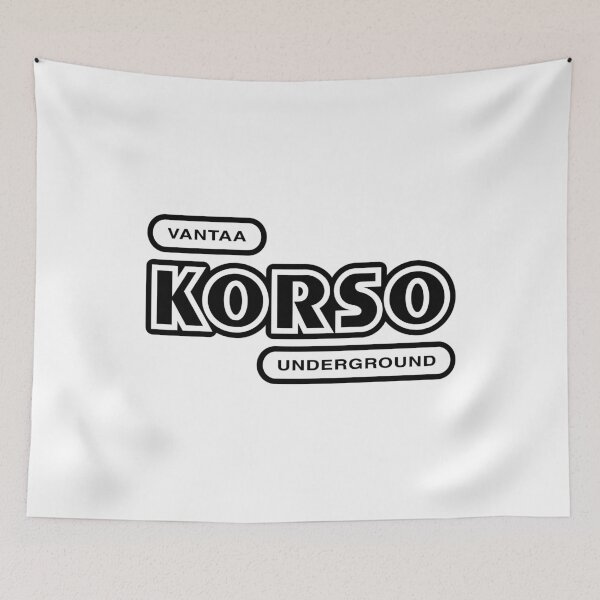 Item preview, Vantaa Korso Underground (musta teksti) designed and sold by futurytmi.