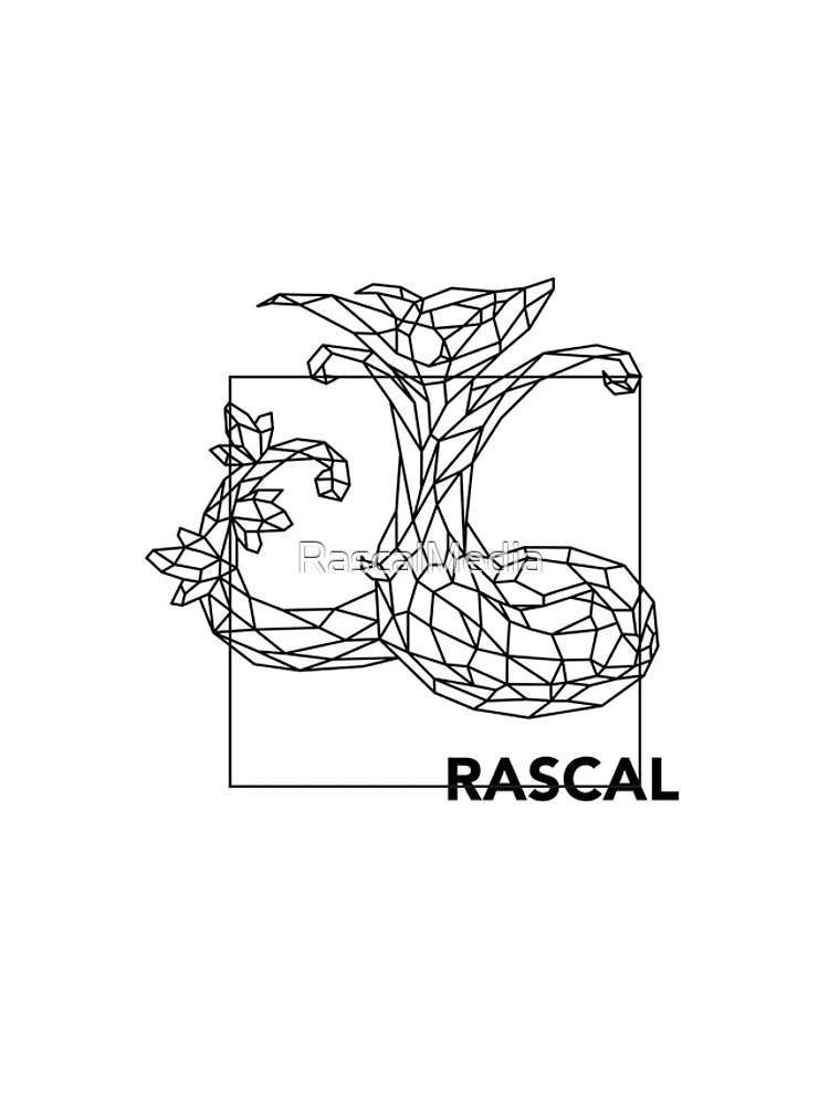 Thumbnail 4 of 4, iPhone Case, Polygon Serperior Rascal designed and sold by RascalMedia.