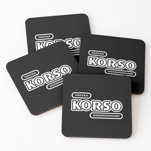 Item preview, Vantaa Korso Underground (valkoinen teksti) designed and sold by futurytmi.