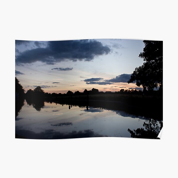 Sunset over Culham Poster