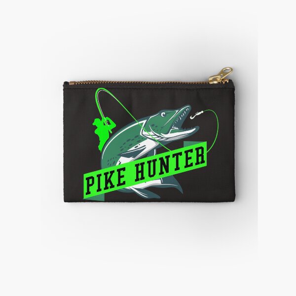 Item preview, Pike hunter predatory fish angler sport fisherman designed and sold by Twinstyle.
