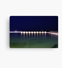 Starting Blocks - Merewether Baths Canvas Print