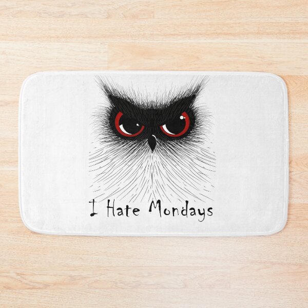 Item preview, I Hate Mondays Irritable Owl Syndrome Themed Gifts designed and sold by WG-Factory.