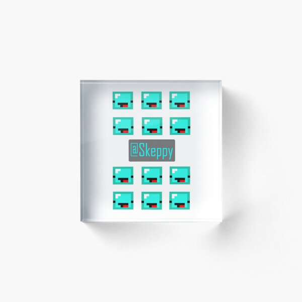 skeppy skin pattern Acrylic Block
