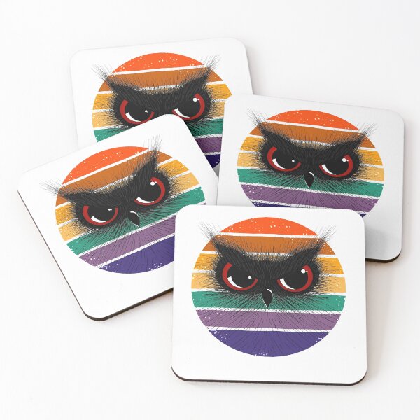 Item preview, Owl Themed Irritable Owl Syndrome Retro designed and sold by WG-Factory.