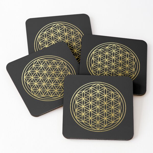 Brass Mandala Coasters – Mytri Wellness