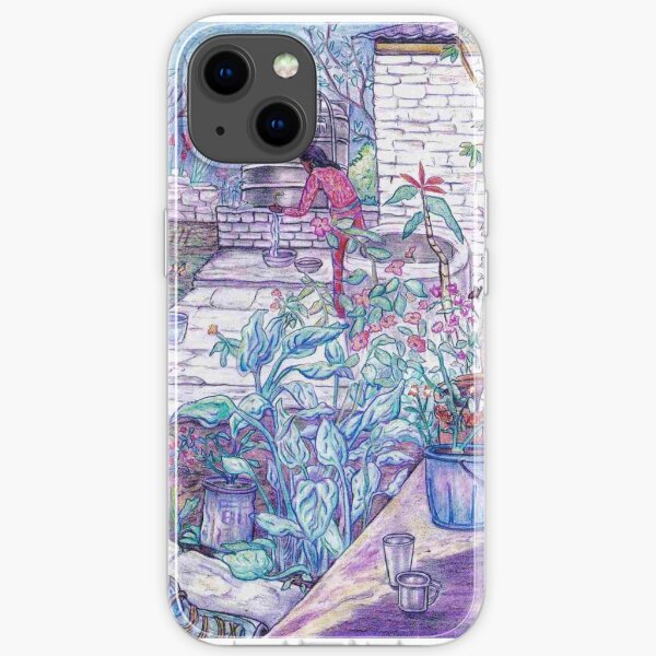 Ama and her Garden, near Pokhara, Nepal iPhone Soft Case