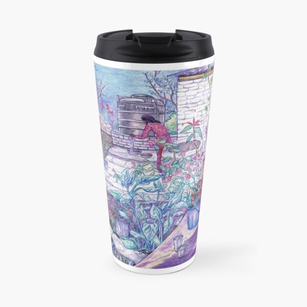 Ama and her Garden, near Pokhara, Nepal Travel Mug