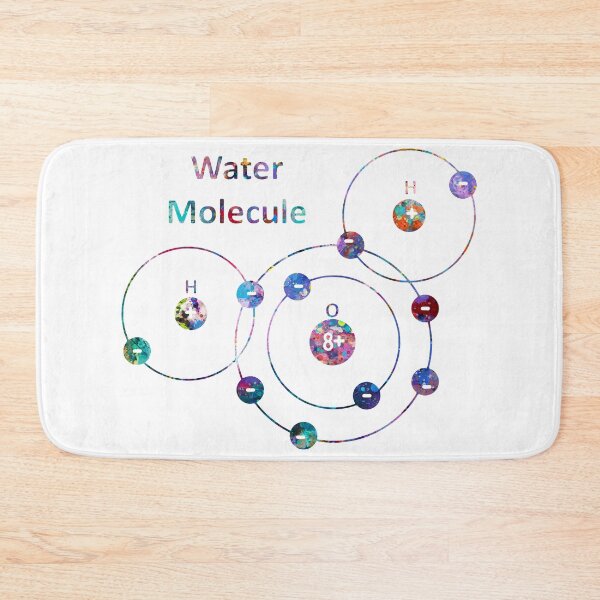 Item preview, Water Molecule Formula designed and sold by EvasDreams.