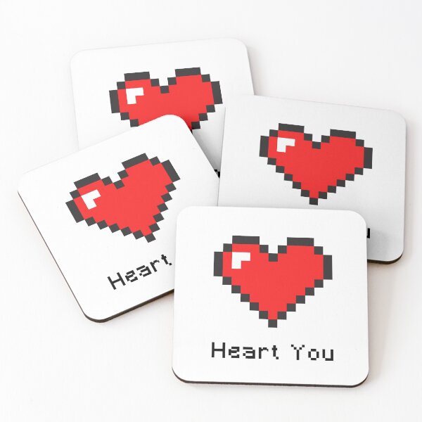 Item preview, Valentines Gamer Pixel Heart You! designed and sold by GRDNT.
