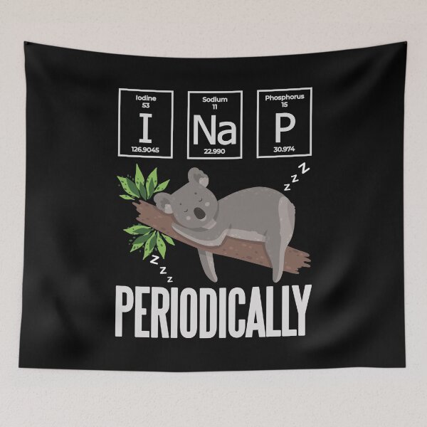 Item preview, Funny Koala Lover Gift - Chemistry Lover Gift - I Nap Periodically - Science Nerd designed and sold by kntranhoang.
