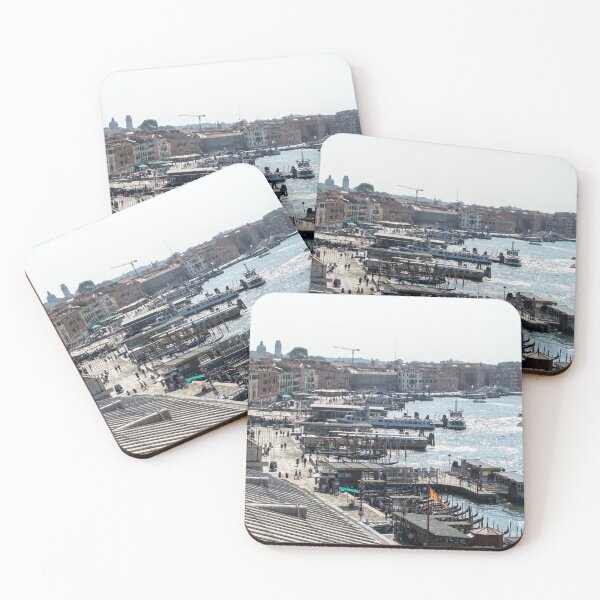 Item preview, Classic Venetian - Busy St Marks Basin and Riva degli Schiavoni Waterfront Promenade designed and sold by Georgia Mizuleva.