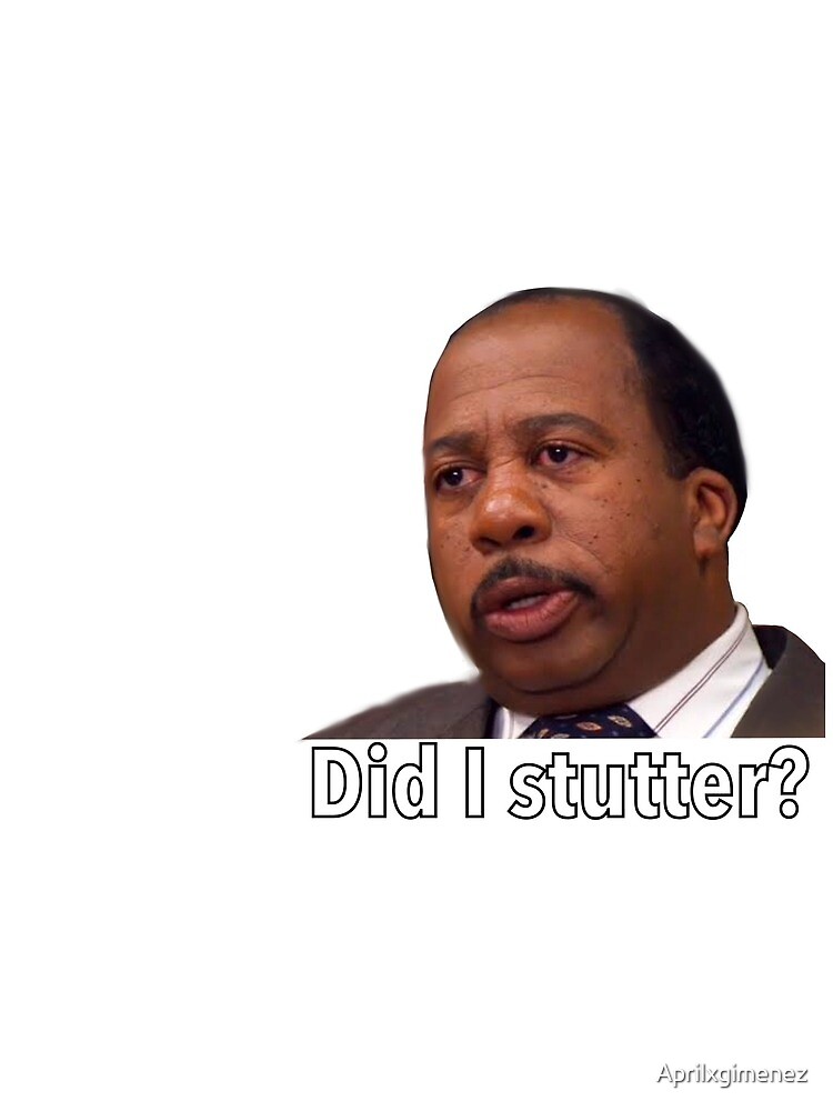 The Office  Stanley: Did I Stutter? Stainless Steel Water Bottle