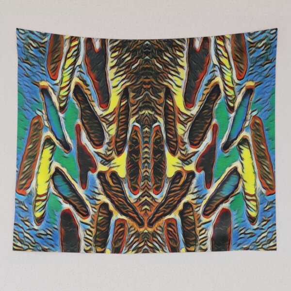 Item preview, colorful abstract designed and sold by BellsPainting.