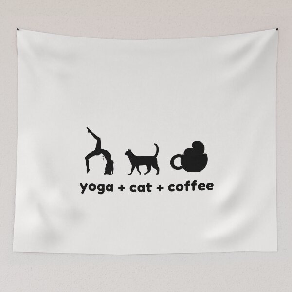 Item preview, Yoga Cat Coffee designed and sold by Liniskop.