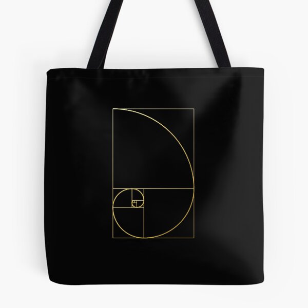 Item preview, Fibonacci Golden Ratio gold spiral sacred geometry sequence science code phi designed and sold by Michallandsberg.