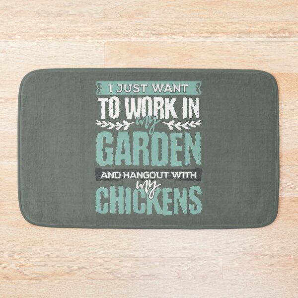 Item preview, Work in Garden Hangout with Chickens Chicken Gardener Gifts designed and sold by Maljonic.