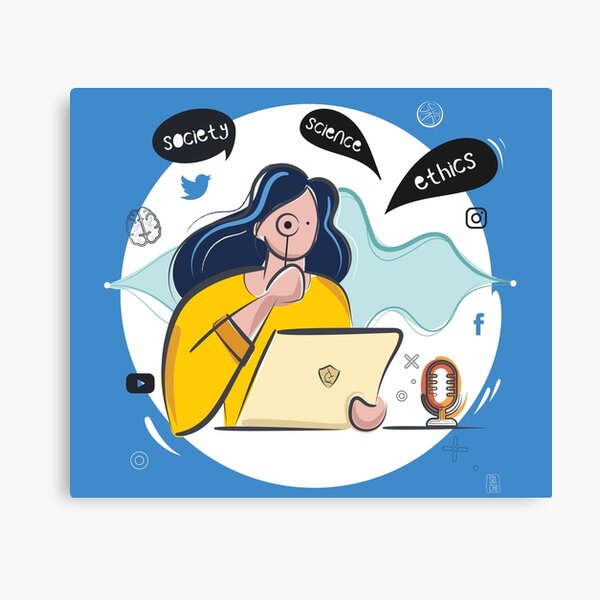 Neuroethics Curious Canvas Print