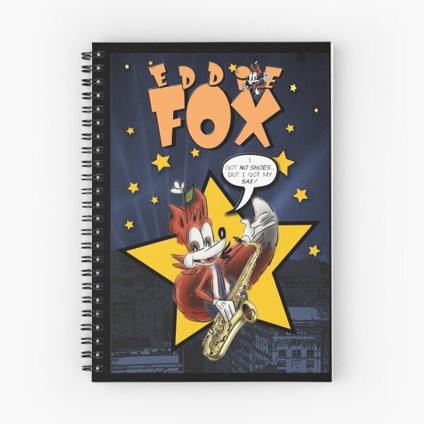 Item preview, Eddie Fox -- The Fox with the Golden Sax designed and sold by DuckSoupDotMe.