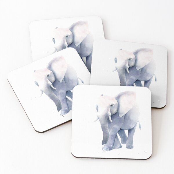 Item preview, Elephant in watercolor designed and sold by coraeklund.