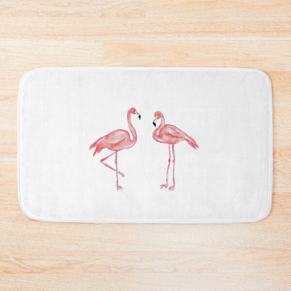 Item preview, Pair of Watercolour Flamingos designed and sold by CaitlinCalling.