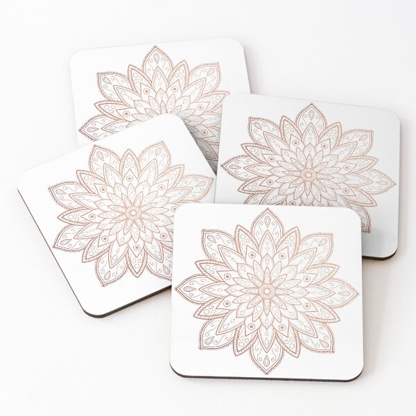 Item preview, Rose Gold Glitter Mandala designed and sold by Dazedtortoise.
