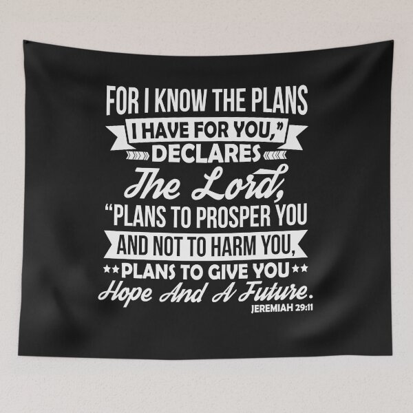 Item preview, For I Know The Plans I Have For You Jeremiah 29:11  designed and sold by dara4uall.