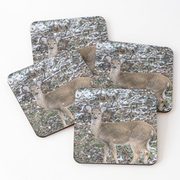 Item preview, Female Teen Deer In The Snow designed and sold by mljdwhite.