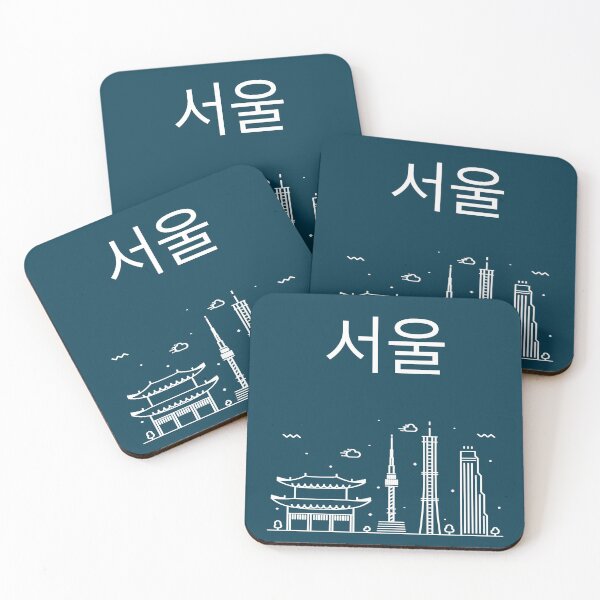 Item preview, Seoul Korea in Hangul  designed and sold by madtoyman.