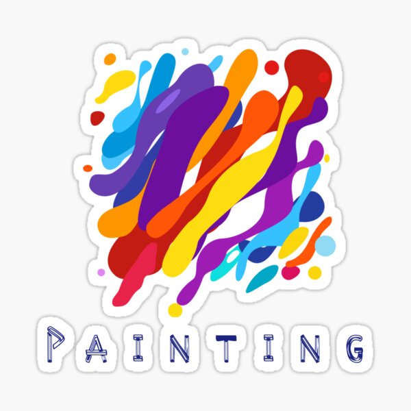 Painting design by Intus international Sticker