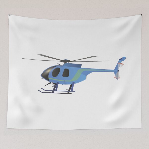 Item preview, Light Blue Helicopter designed and sold by NorseTech.