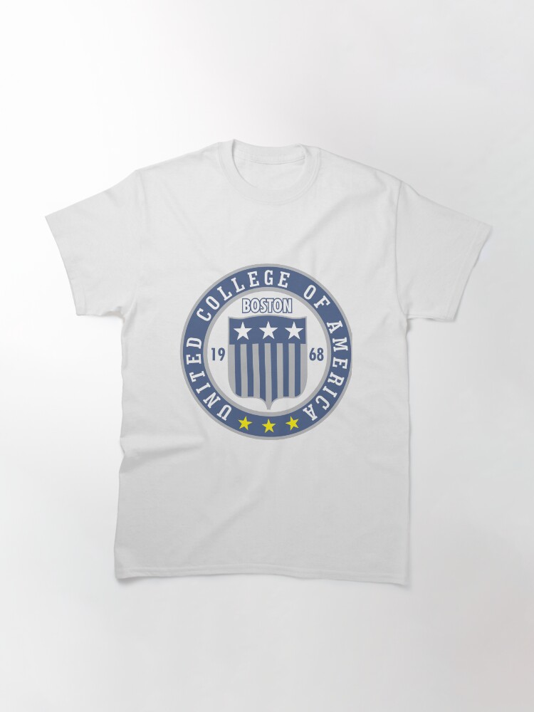 Alternate view of antique university in Boston Classic T-Shirt