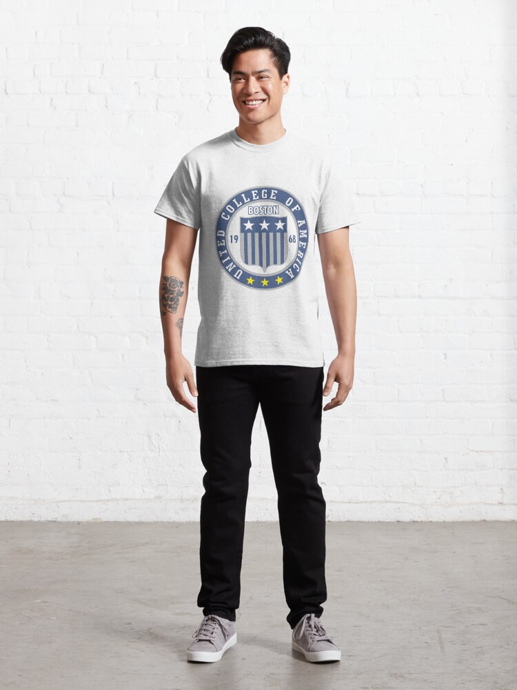 Alternate view of antique university in Boston Classic T-Shirt