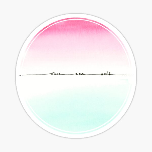 Sun, Sea, Salt Sticker