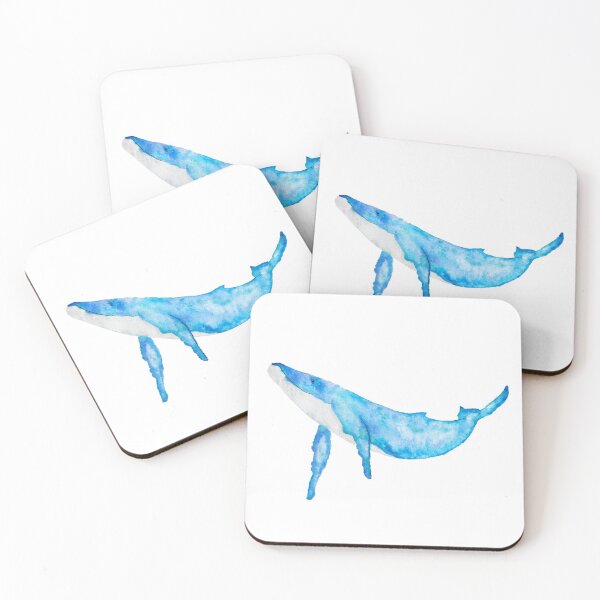 Item preview, Swimming Watercolour Humpback Whale designed and sold by CaitlinCalling.