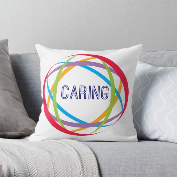 Caring design by Intus international Throw Pillow