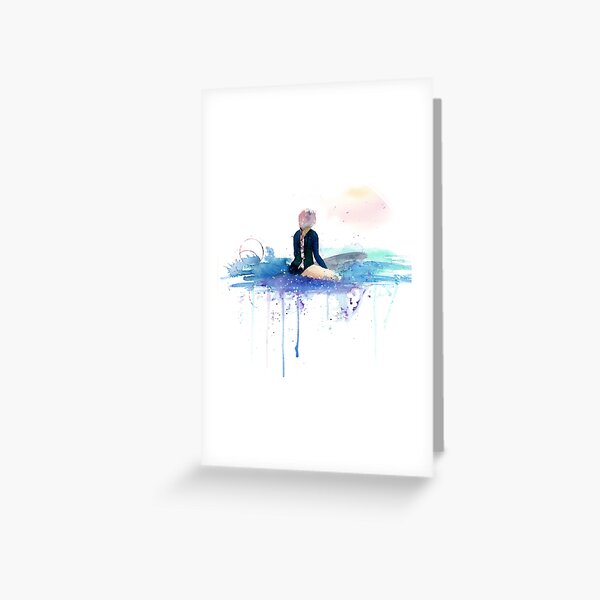 Looking at Horizon Greeting Card
