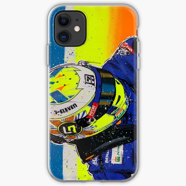 Lando Norris - McLaren graffiti painting by DRAutoArt iPhone Soft Case